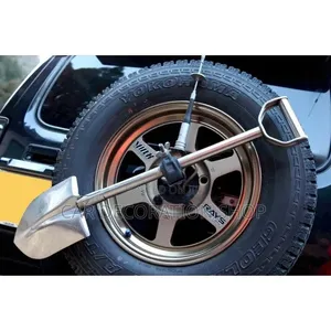 Polished Chrome Finish Decorative Offroad Recoveries Tire Shovel