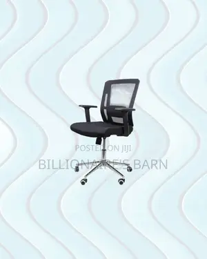Practical Barn Origin Chair Mid Back Chrome for Smooth Swivel Movement