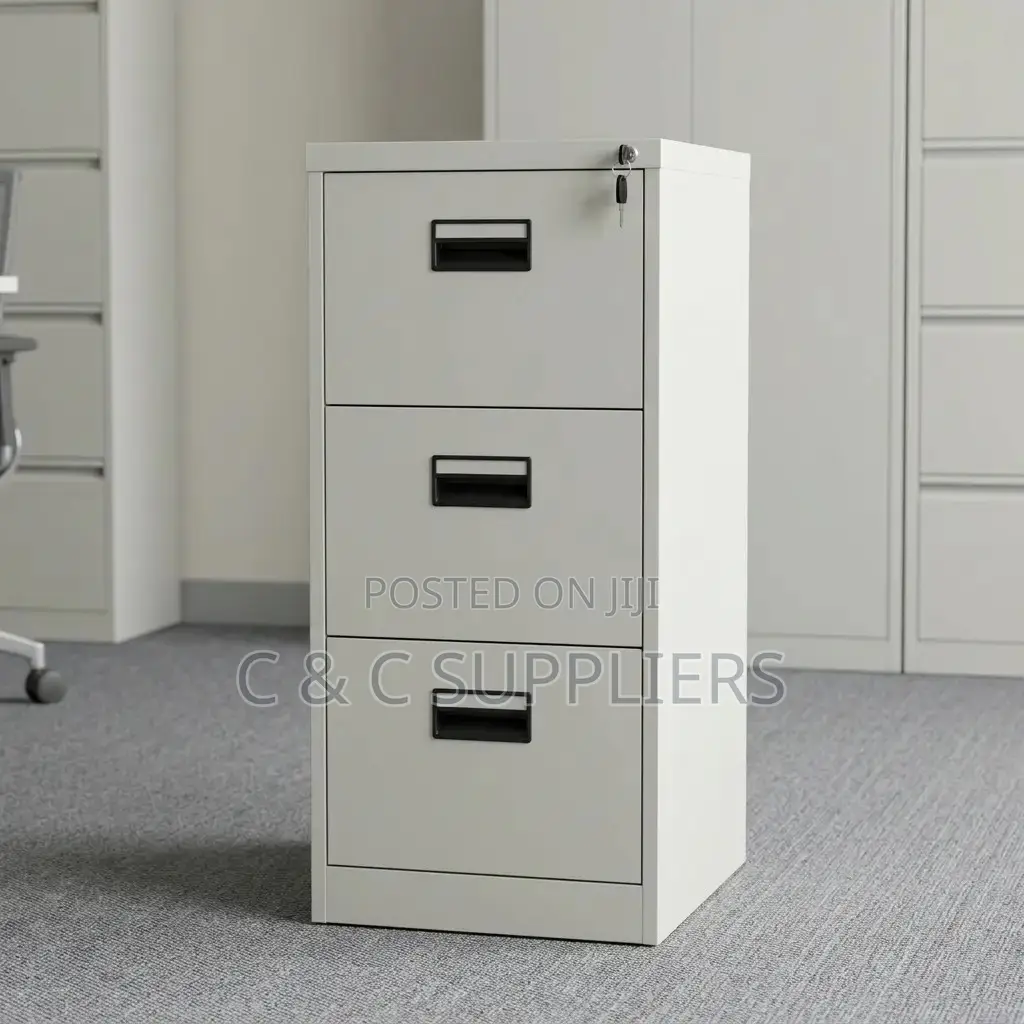 3-Drawer Modern Storage Locker