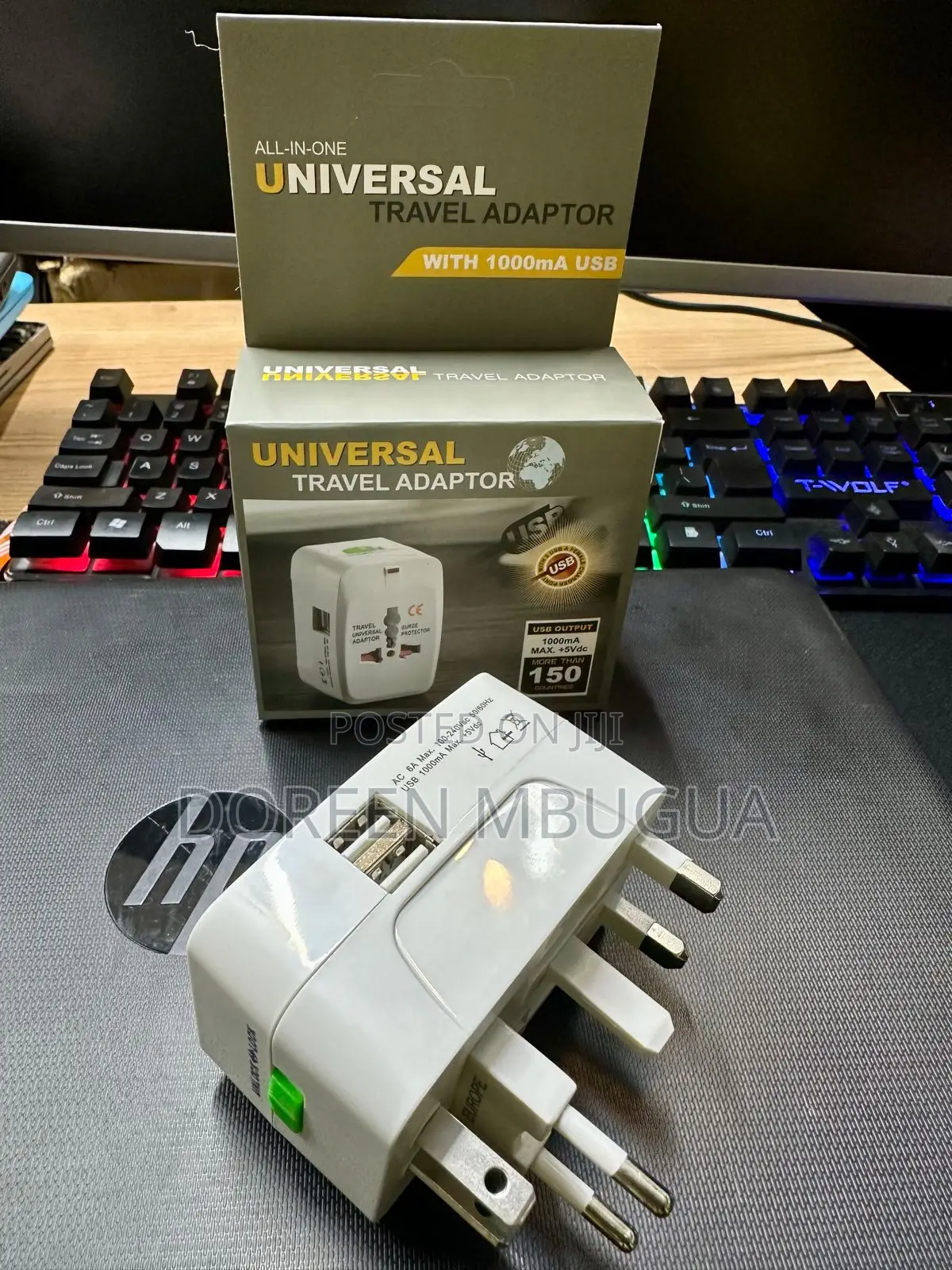Universal Travel Adapter All in One