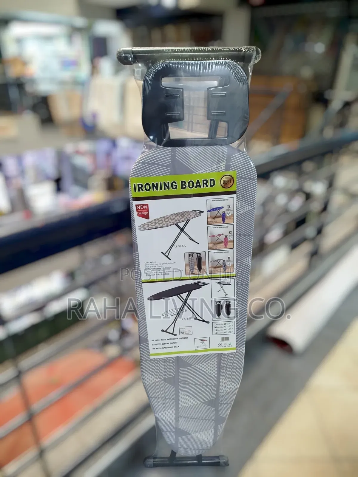 Sturdy Thick Frame Ironing Board | 140x35cm
