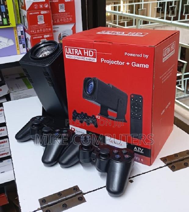 Wireless Mini Projector With Dual Game Controllers - thumbnail 2