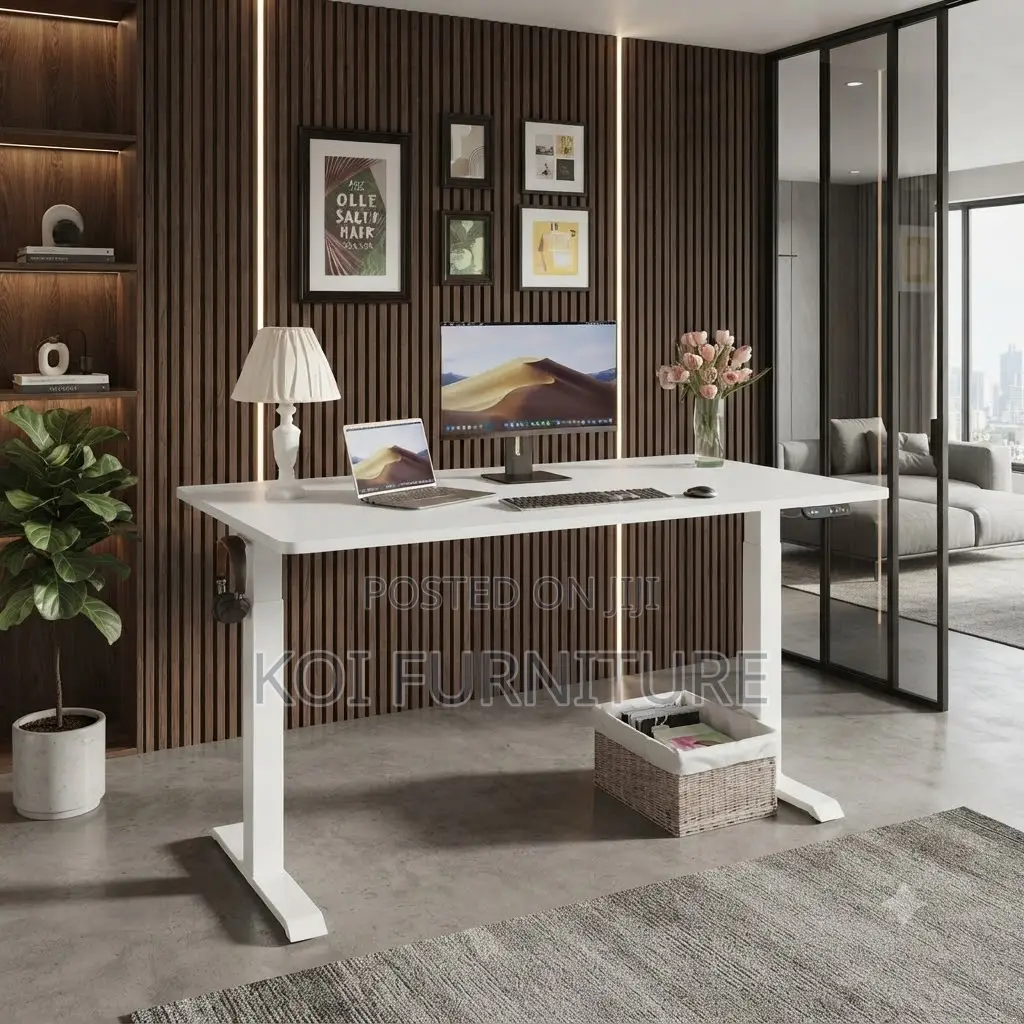 Office Desk; 1.2 Meter Electric Managing Adjustable Desk