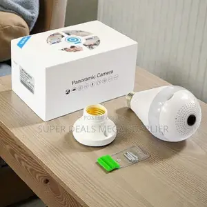 2MP 1080P WiFi Bulb Camera Motion Detection Smartphone App Control