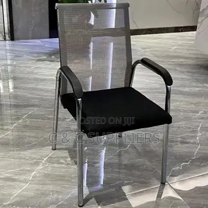 Modern Reception Mesh Chair With Armrest