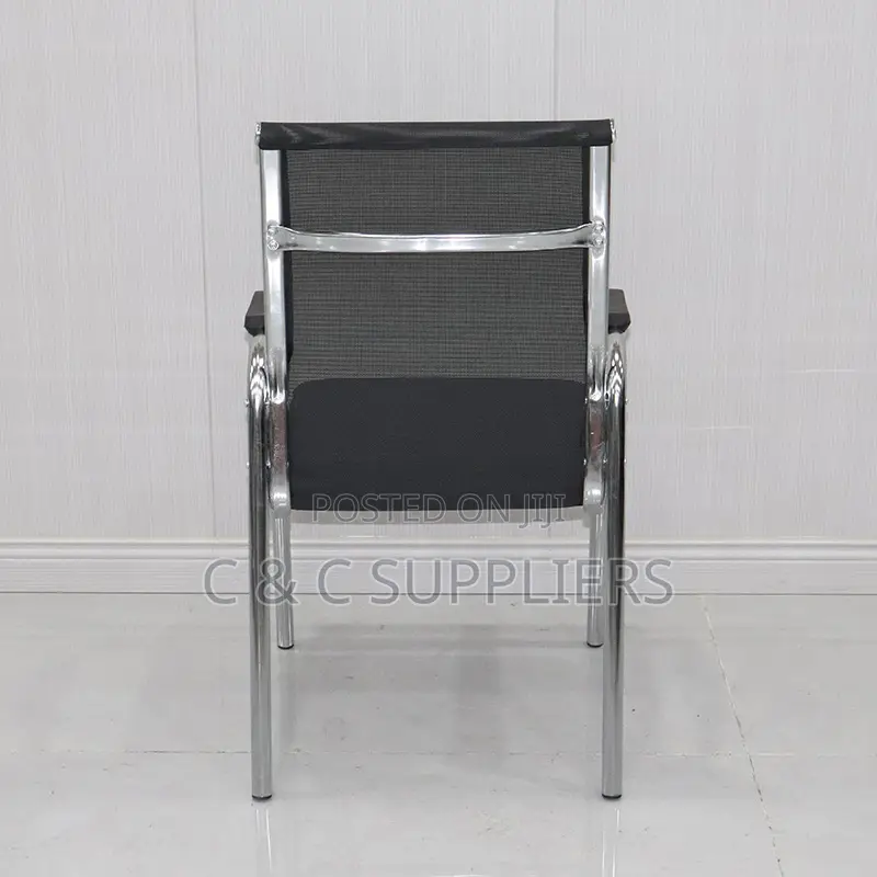 Modern Reception Mesh Chair With Armrest