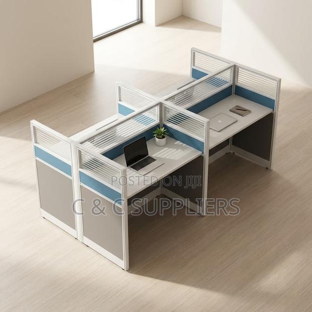 4-Seater Modular Advanced Workstation - thumbnail 2
