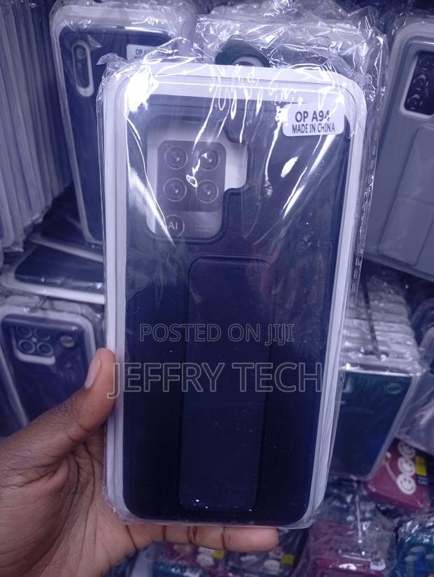Oppo A94 Blue Protective Phone Case - main view