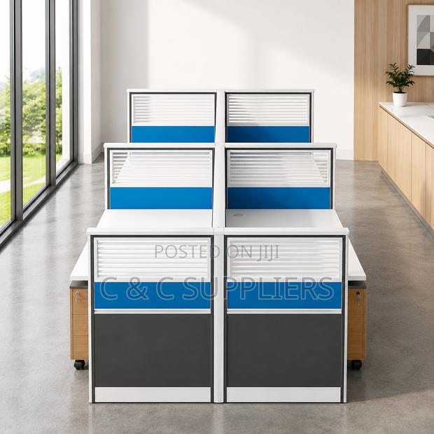 4-Seater Modular Advanced Workstation - thumbnail 4