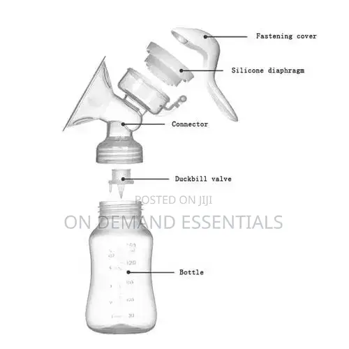 Manual Breast Pump With Bottle Cap