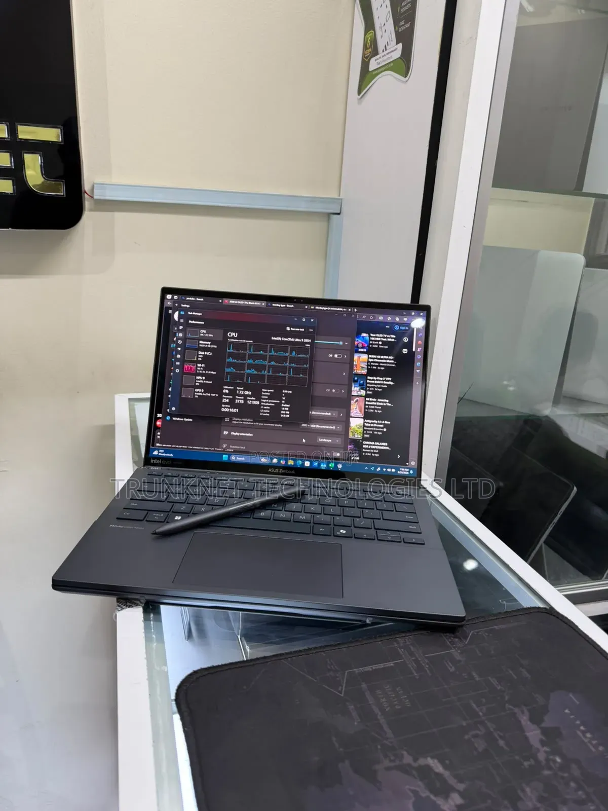 New Laptop Asus Zenbook 14 UX434 32GB Intel Core Ultra 9 SSD 2T