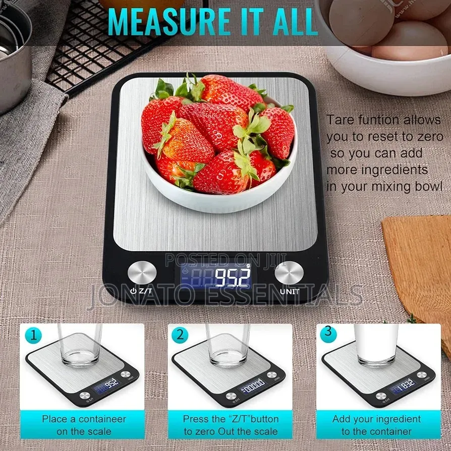 5kg Digital Kitchen Weighing Scale, Digital Kitchen Scale