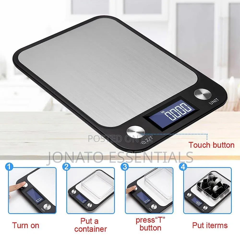 5kg Digital Kitchen Weighing Scale, Digital Kitchen Scale
