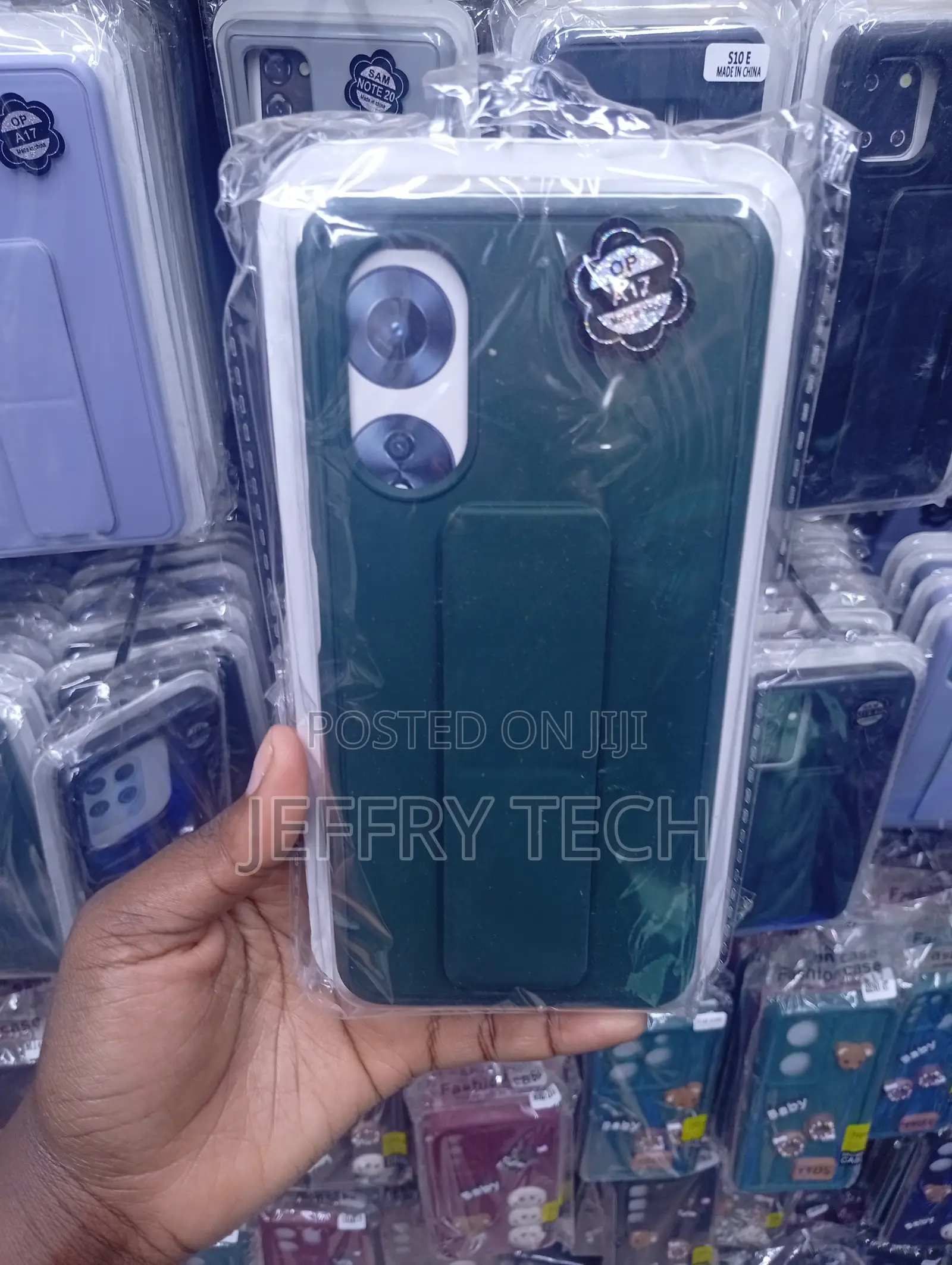 Oppo A18,green Soft Silicone Phone Case