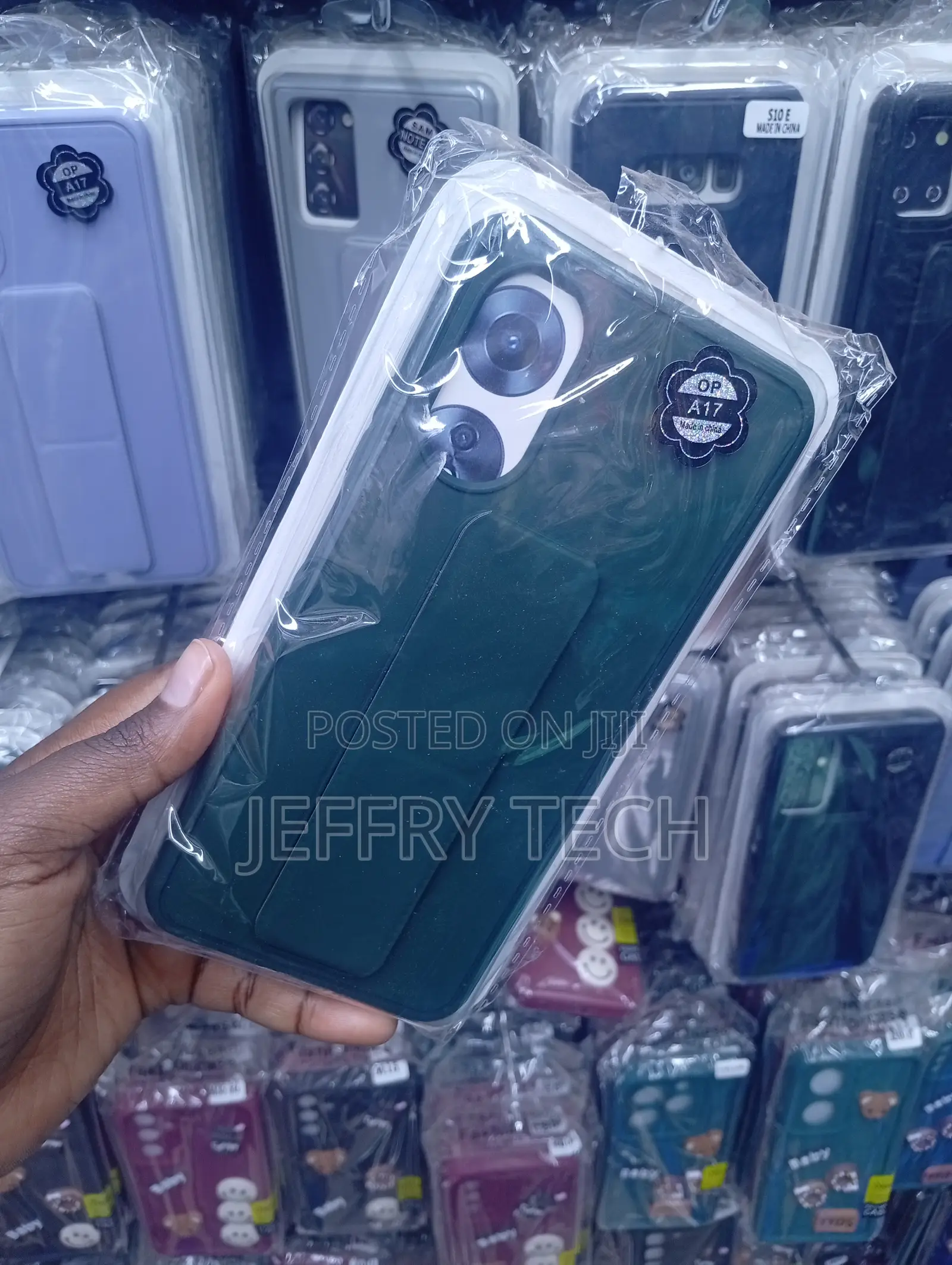 Oppo A18,green Soft Silicone Phone Case