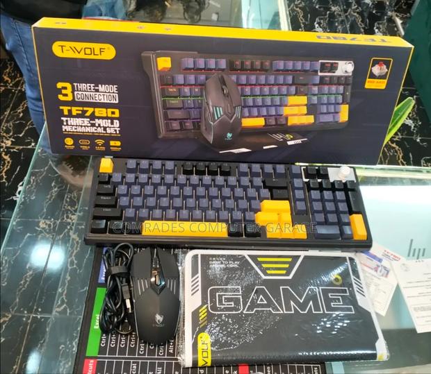 T-Wolf TF780 3-Mode Mechanical Gaming Combo in Black - thumbnail 3