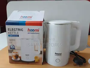 Hoomi Premium Electric Kettle 1.8L 1500W Fast Heating White Kettle