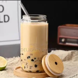 Portable Smoothie Jar With Straw_alp