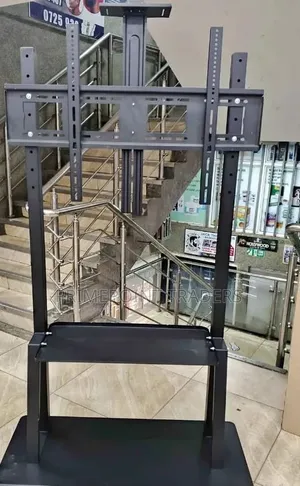 Mobile TV Trolley Stand With Wall Mount | Fits 60–100 Inch TVs