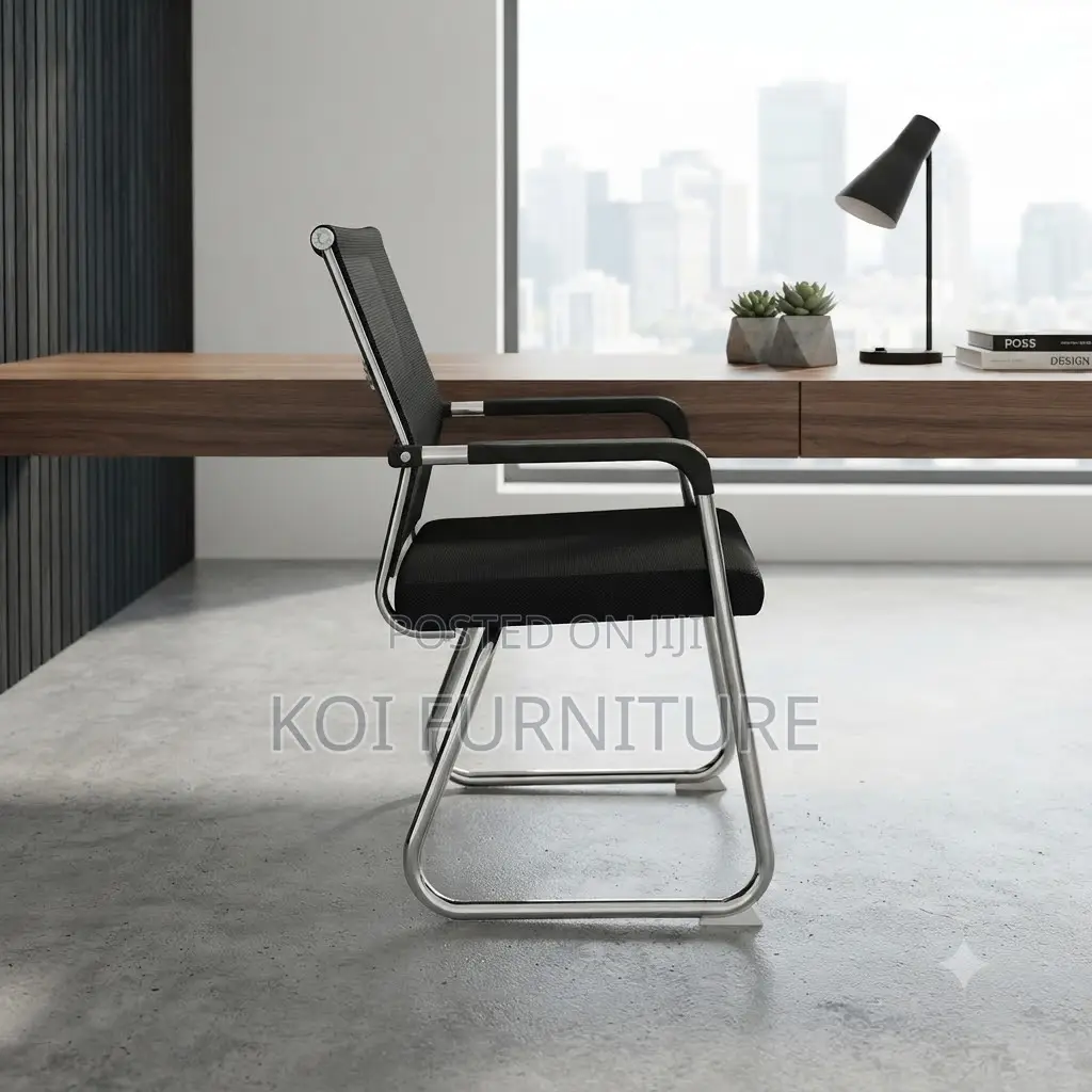 Office Chairs; Visitors Office Chair With Mesh Mid Backrest