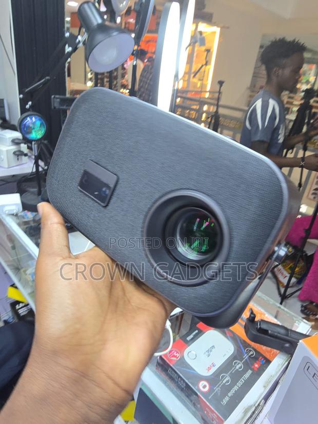 Wireless Projector With WiFi Bluetooth Rotating Stand - main view