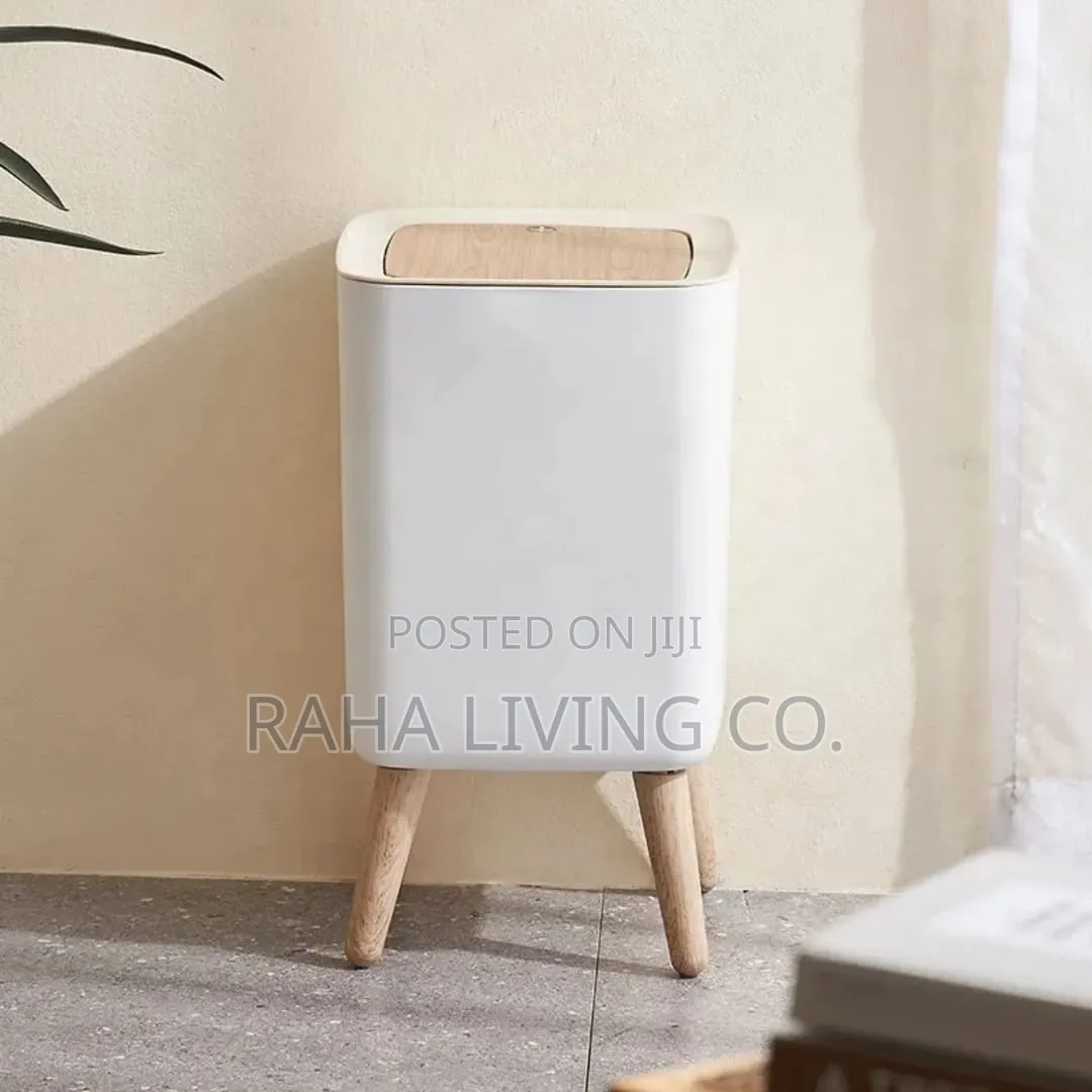 Nordic Rectangular Trash Bin With Lid | Home Office