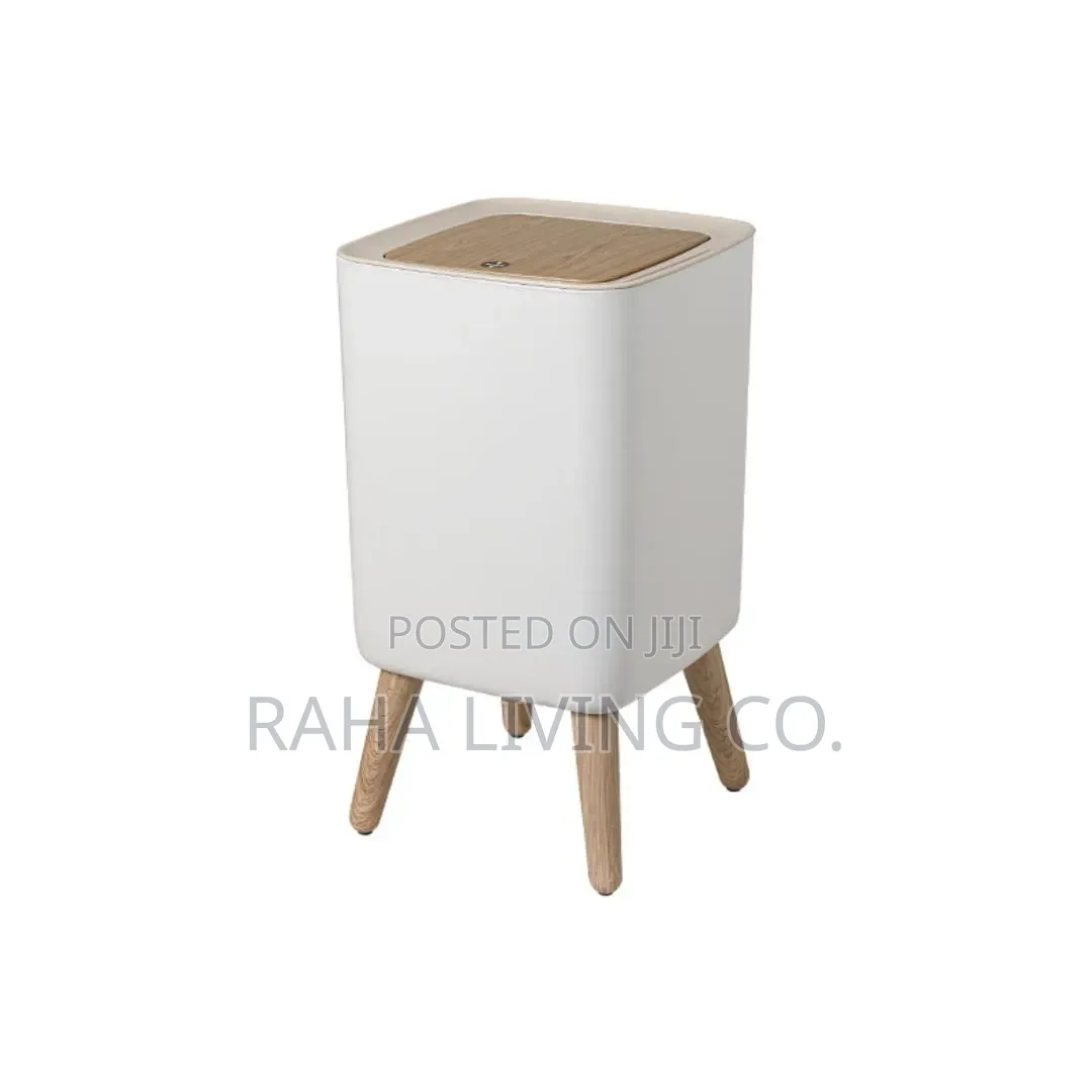 Nordic Rectangular Trash Bin With Lid | Home Office