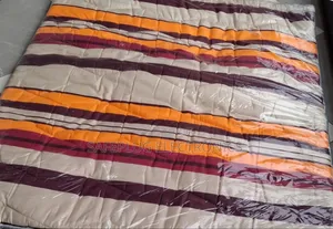 Heavy Duty 5x6 Striped Mattress Topper – Comfort Quilted Bed Protector