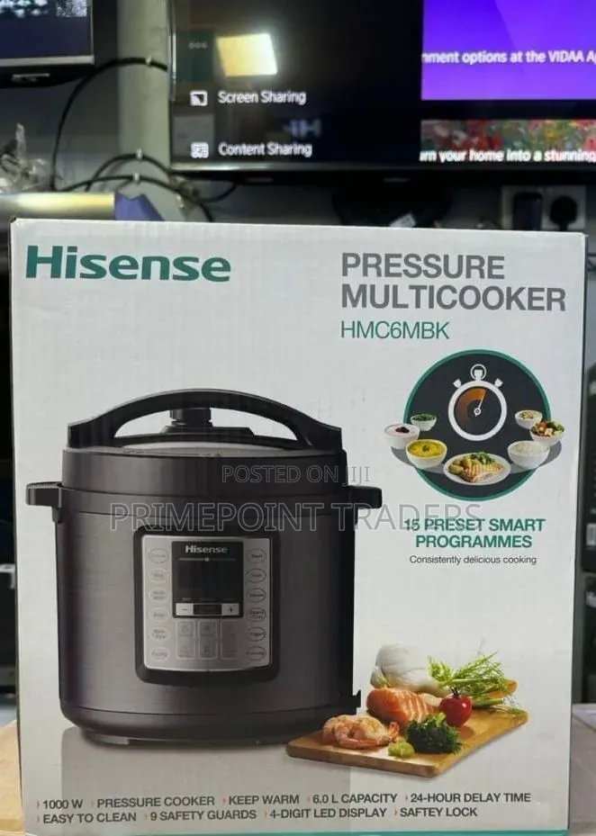 Hisense 6L 6-in-1 Multi Cooker for Versatile Everyday Cooking