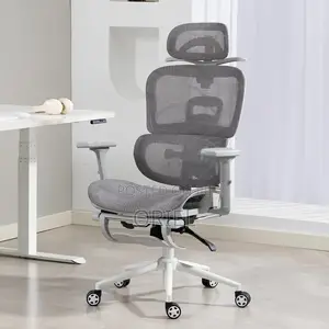 Office Chair : Executive Gray Office Leather Chair