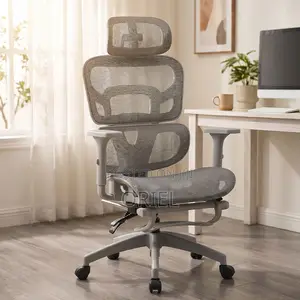 Office Chair : Executive Gray Office Leather Chair