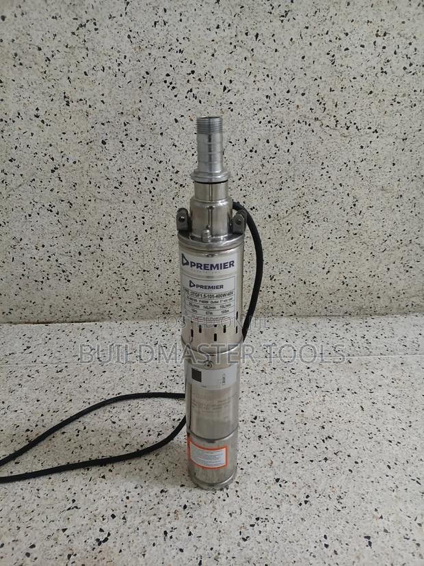 Premier STGF1.5-105-400W/48V Submersible Borehole Water Pump.