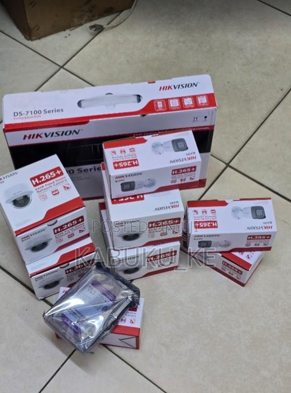 Hikvision Ip CCTV Camera 4 Channel Full Kit Ip NVR Ir CCTV Kit