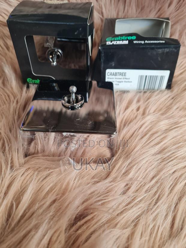 Crabtree Platinum 1-Gang Toggle Light Switch. - thumbnail 3