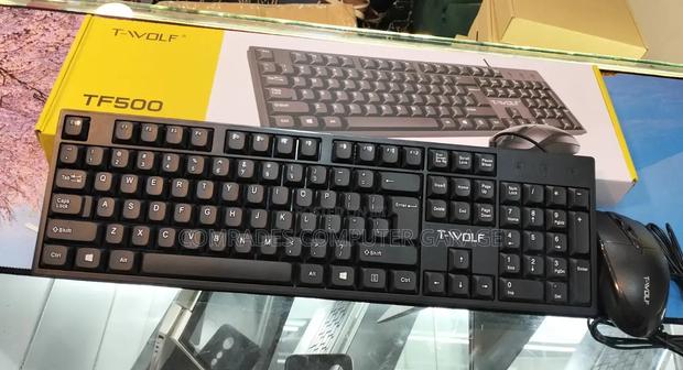 T-Wolf TF500 Business Wired Keyboard Mouse Combo - thumbnail 2