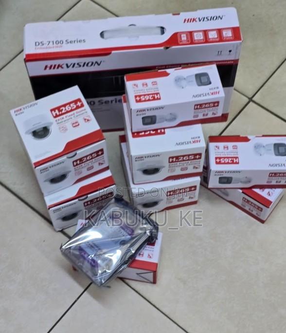 4 Channel Hikvision Ip Camera Complete Set Full Package 2mp With NVR
