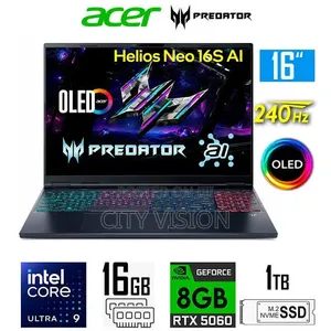 New Acer Predator Helios Neo 16 AI 16GB Intel Core Ultra 9 SSD 1T