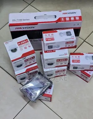 4 Channel Hikvision NVR 4 Cameras Complete Set Package