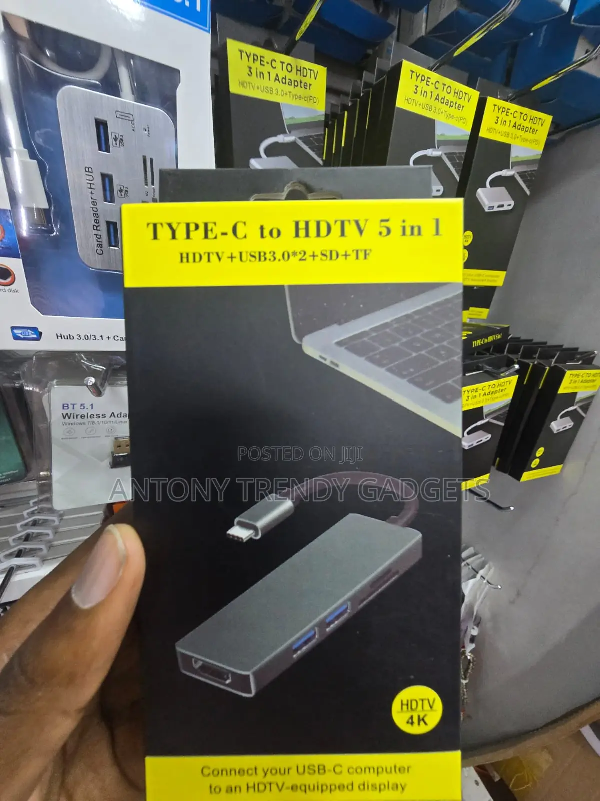 Type-C Hub With HDMI USB 3.0 SD TF PD Charging