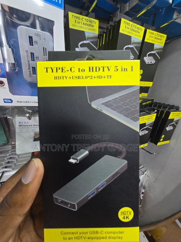 Type-C Hub With HDMI USB 3.0 SD TF PD Charging