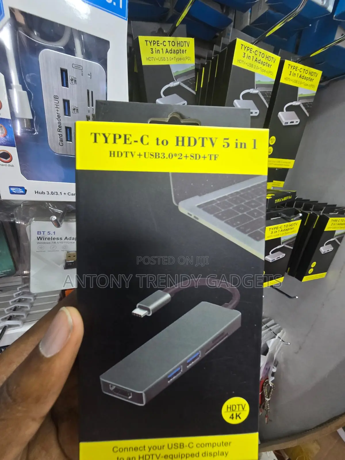 Type-C Hub With HDMI USB 3.0 SD TF PD Charging