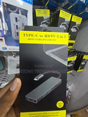 Type-C Hub With HDMI USB 3.0 SD TF PD Charging