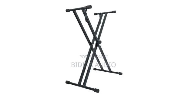 Heavy-Duty Double-Braced X Keyboard Stand