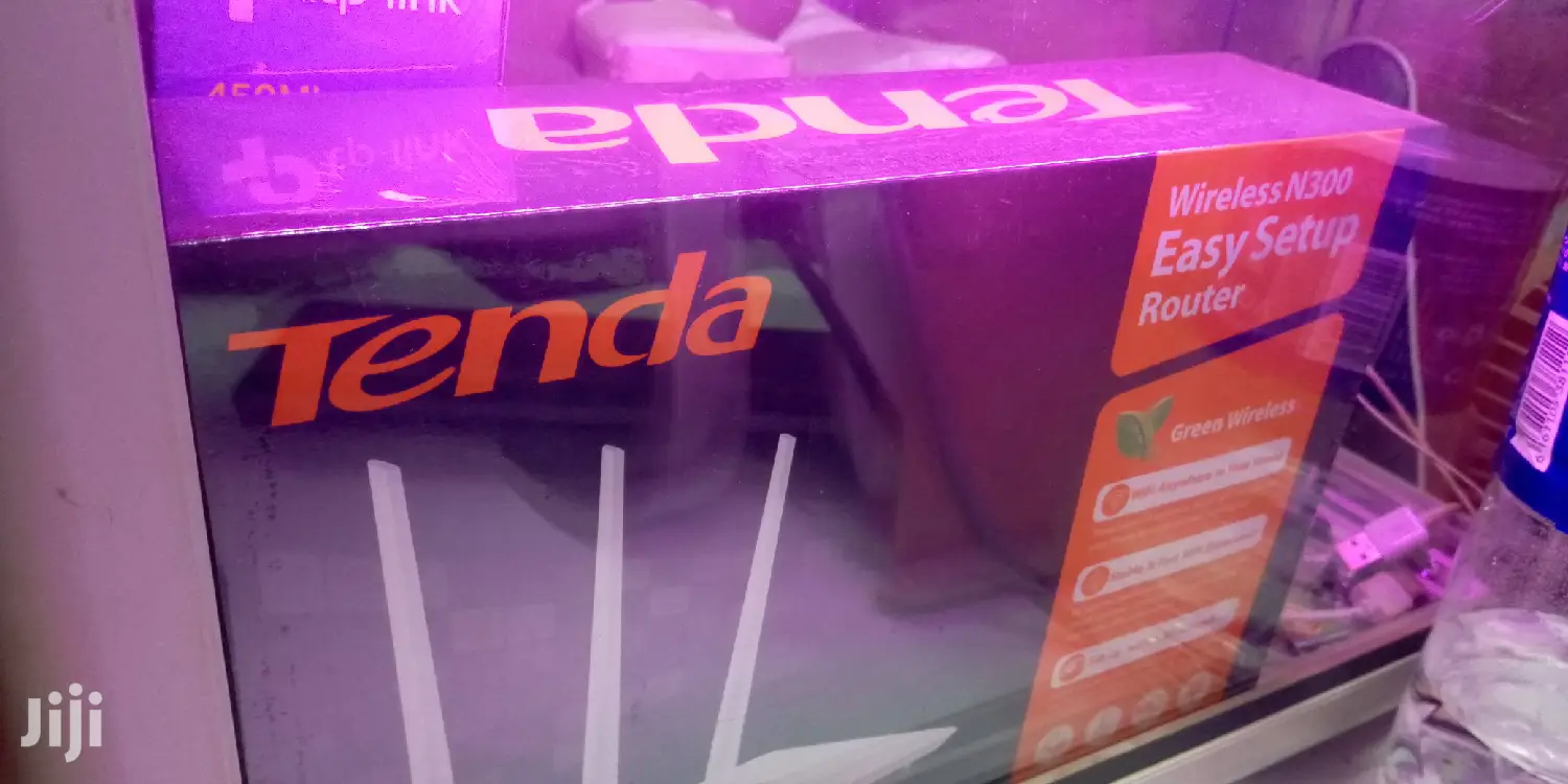 Tenda N300 Wireless Wi-Fi Router-Easy Setup, Up Tp 300mbps .