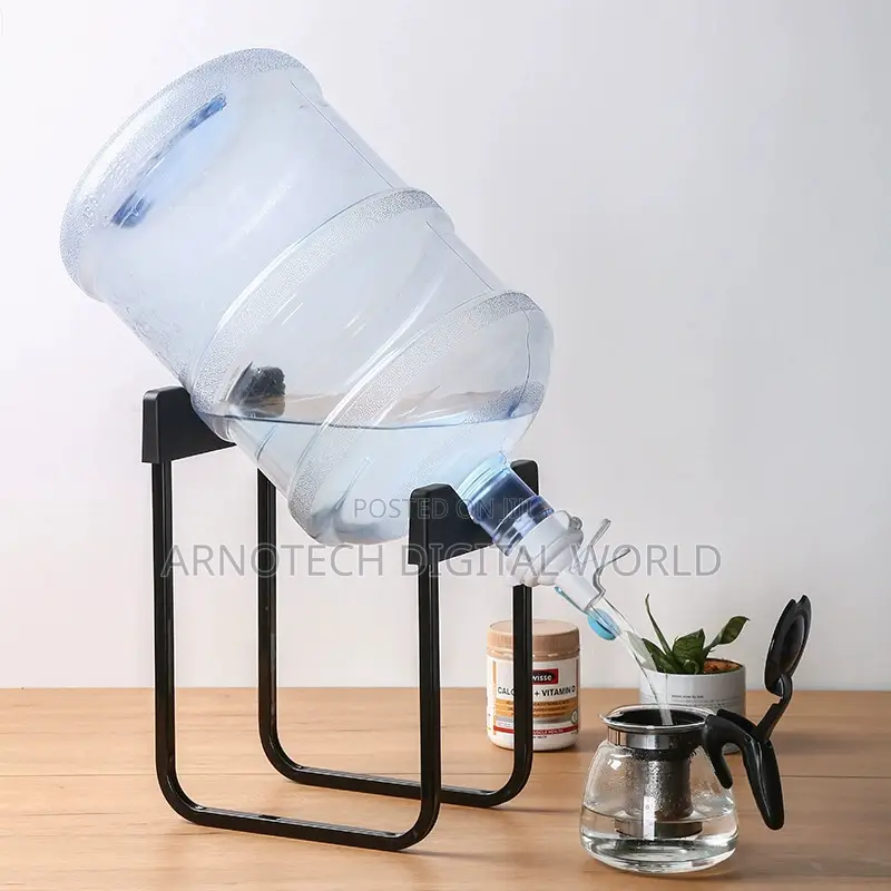 Water Bucket Stand Iron Frame and Detachable Faucet Water Dispenser