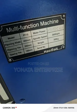 3 Phase Multipurpose Wood Working Machine