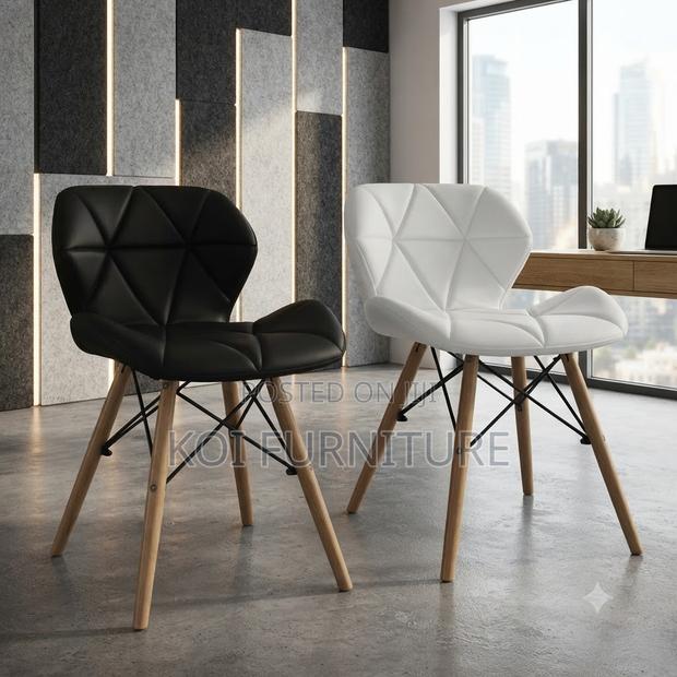 Dining Chairs; Leather Home Classic Eames Urban Chairs