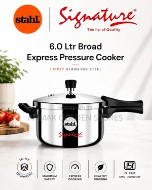 Stahl(Signature)
Express Pressure Cooker
6.0 LTR Broad