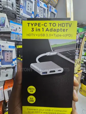USB-C to HDMI 3 in 1 Adapter USB 3.0 PD Charging Hub