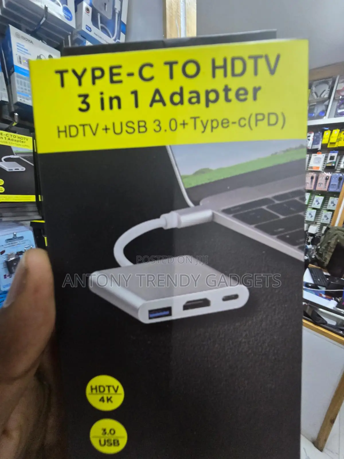USB-C to HDMI 3 in 1 Adapter USB 3.0 PD Charging Hub